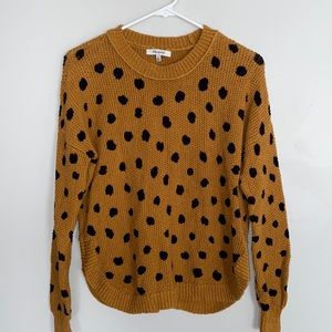 Madewell Polka Dot Sweater XS
